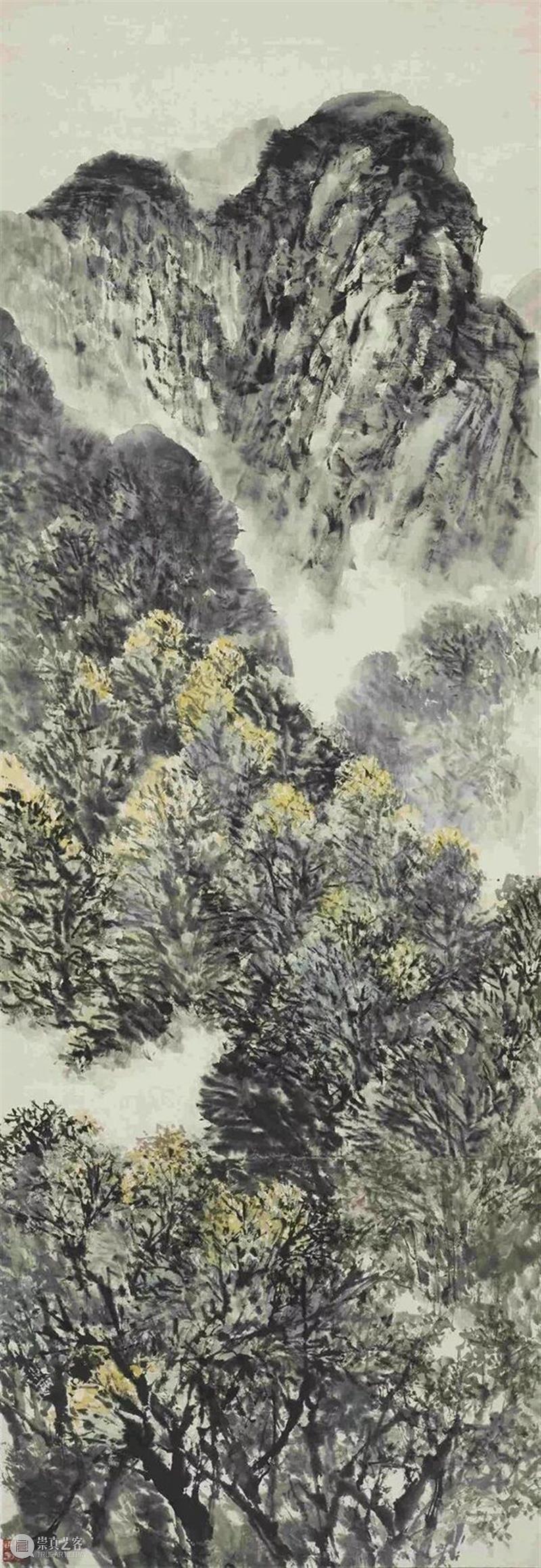 播客 | 远看有势,近看有质:石鲁如何画出“春气如蒸”的秦岭 崇真艺客