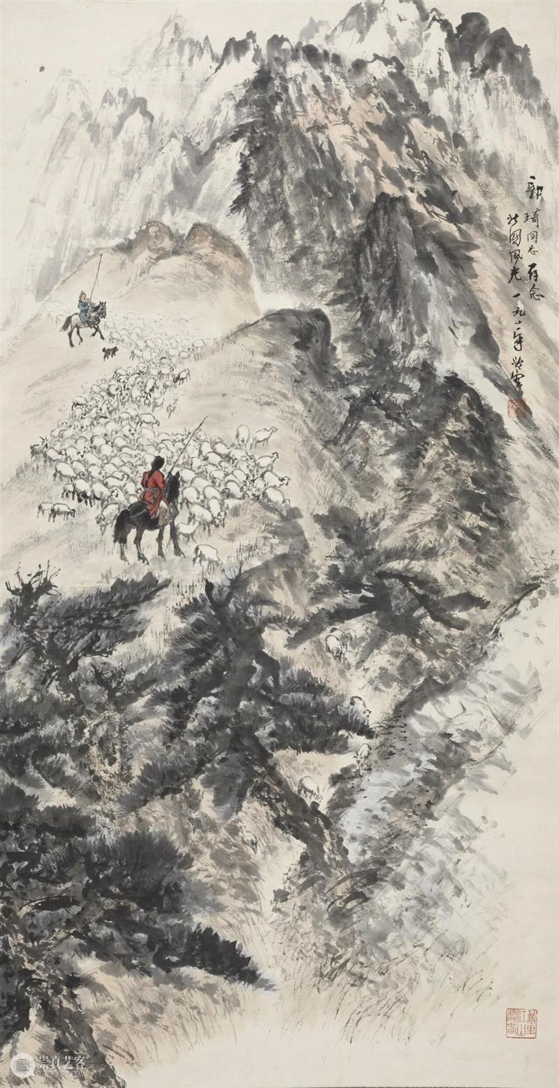 公告 | “历史的星辉——长安画派与海派绘画研究展”延期至10月7日 崇真艺客