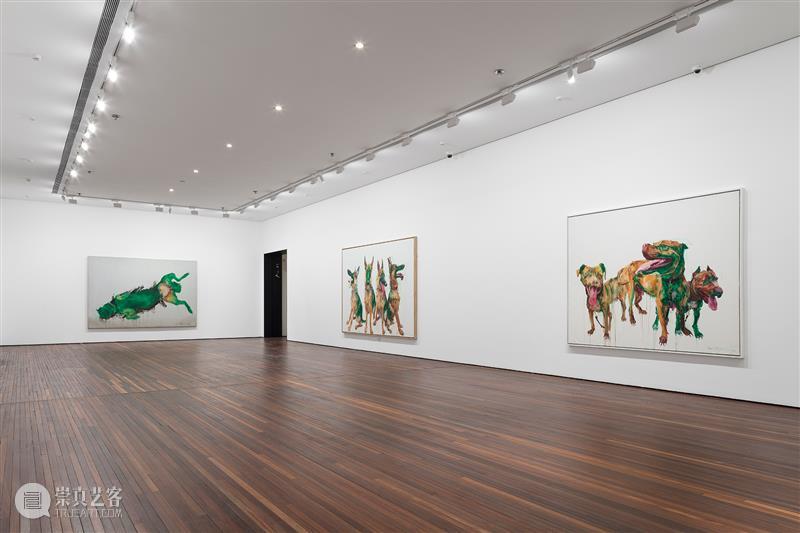 周春芽大型个展“山石、园林、桃花、绿狗”于松美术馆隆重开幕! 崇真艺客