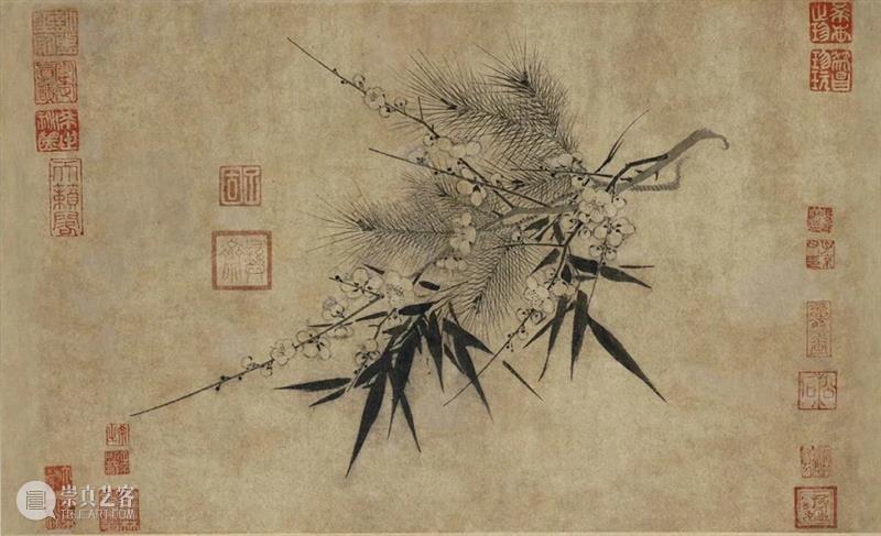 公益课堂：讲给孩子的中国美术史｜ 赵孟坚《岁寒三友图》（五代两宋绘画艺术 68） 崇真艺客